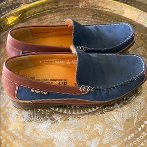 Mephisto Mens CoolAir Leather Slip On US 9.5